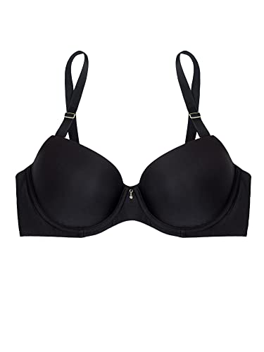 Smart & Sexy Women's Everyday Demi Push-Up Bra, Black Hue, 36C #TOP2