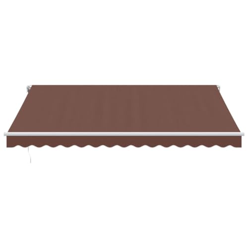Toldo retráctil para evitar calor en el patio con sombra manual impermeable 6