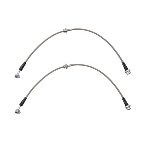 Image of TRQ Front Brake Hose Set Compatible with 2008-2014 Nissan Rogue 2014-2015 Rogue Select