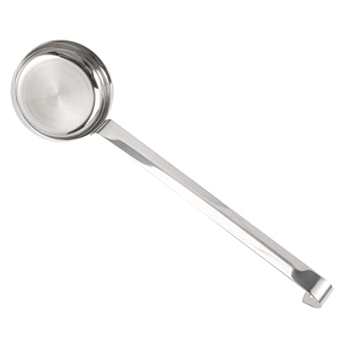 BESTYASH Stainless Steel Pizza Sauce Spoon Multifunctional Flat Scoop for Ketchup Ladle for Sauces and Dips Kitchen Tool for Home and Restaurants