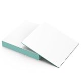stonylab Kieselgel GF254 HPTLC Platte, 200x200 mm, 0.25 mm Dicke, Glasgestützte Laborfolie mit Fluoreszierendem Indikator für UV 254 nm, TLC Chromatographie, 10er Pack