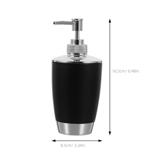 Accesorios de baño negros para organizar el aseo familiar de forma reutilizable 3