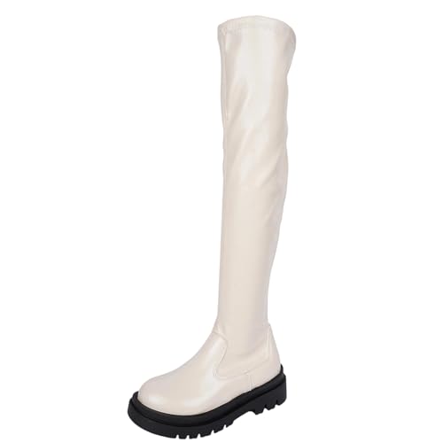Bottes au-dessus du genou à talon épais idéales pour vos sorties