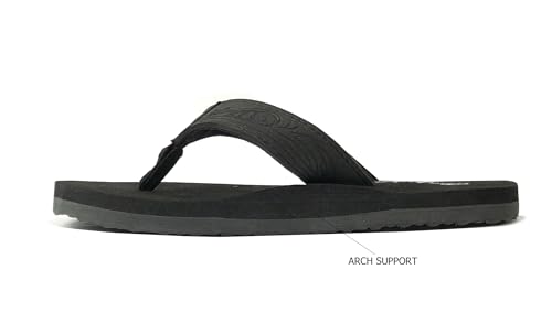 Image of REDVOLUTION New Boys' Beach Sandal TRIBAL Tattoo | Geometric Bali Flip-Flop Sandals