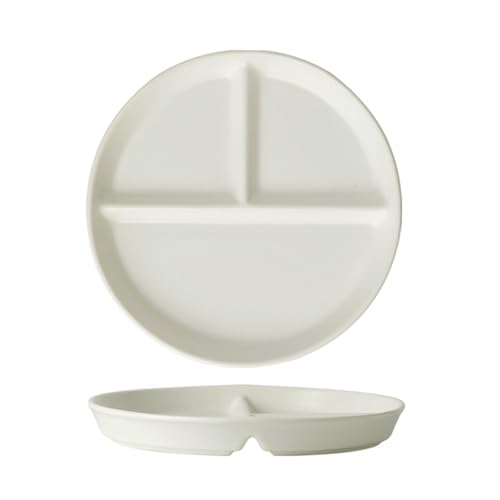 Hoshisea Piatti da pranzo Ceramica, Piatti Divisi In Ceramica, Piatti Snack Con Scomparti, Piatti Da Portata Cibo, Per Pasti Divisi, Feste, Snack, Insalate, Dessert