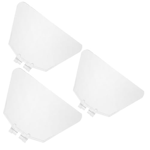 Mipcase Grinder Safety Shield Set 3pcs Bench Eye Guards Plastic Eye Shield for Grinder Eye Protection for Woodworking