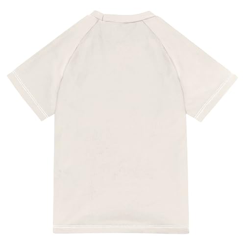 Cartoon Snake Boy Bathing Suit Short Sleeves Workout Shirts Swimwear Beach Tops 3T2