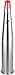 Portacenere Cestino for sigarette moderno in acciaio inox spesso rimovibile verticale da pavimento da 120 cm, affidabile immagine