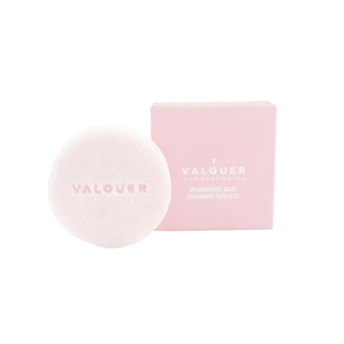 Valquer Champú Solido Petal Fórmula Zero para Cabello Seco. Repara, Nutre y Suaviza Consiguiendo un Pelo Cuidado y Desencrespado, con Aceite de Coco y Aloe Vera. Vegano y Natural. 50 g.