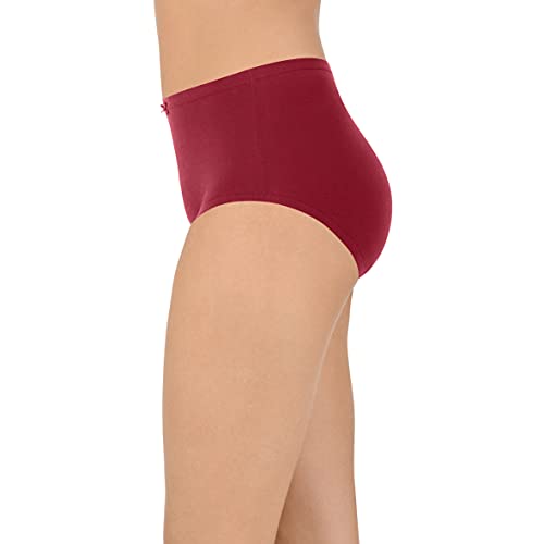 Image of Amante Solid High Rise Full Coverage Full Brief Panties (Pack of 3)