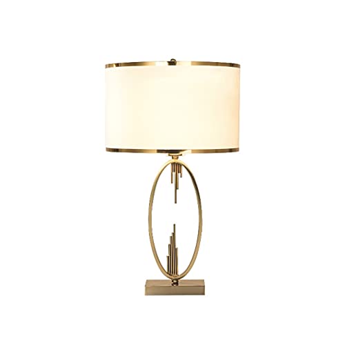 Lámpara de mesa Lámpara de mesita de noche sencilla de lujo, lámpara de mesita de noche Retro moderna, lámpara de noche for dormitorio, sala de estar, estudio, lámparas decorativas, lámpara de mesa Lá