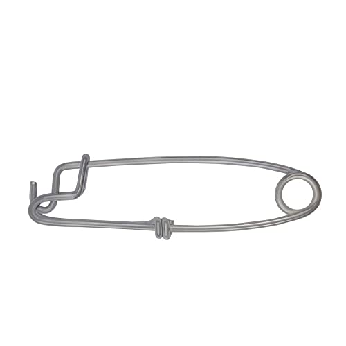 Spearfishing Longline Tuna Fishing Clips Stainless Steel Spring-loaded Float Line Snaps High Strength Branch Hanger Float Snapper Tuna Clip Sea Fishing Tackle (12.5CM-5pcs) - Image 4