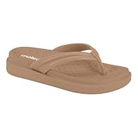 Sandalia Feminina Casual Confortavel Moleca 5554.100 - Original (Nude, BR, Adulto, Numérico, 37)
