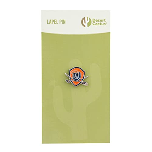 Image of Desert Cactus University of Virginia Lapel Pin UVA Cavaliers Made of Metal for Formal Wear, Bag and Hat Jewelry, and Tie Tack (Pin 2)