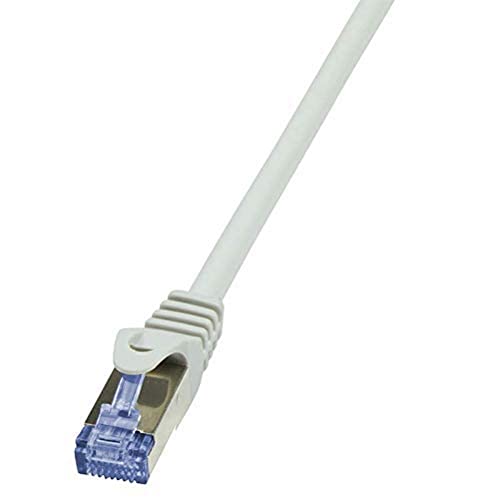 LogiLink CQ3062S Cat.6A 10G S/FTP PIMF PrimeLine Ethernet Patch Cable, 3 Meter Length, Grey
