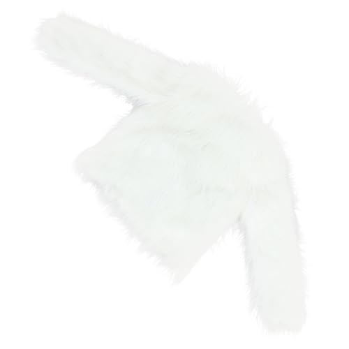 Veste LED en fausse fourrure blanche pour fêtes d'Halloween et Noël