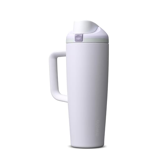 Image of Owala FreeSip Tumbler Insulated Stainless Steel Water Bottle with Built-in Straw and Side Handle, For Travel, Work, School, and Sports, 30oz, BPA Free, Leak Proof, Open Air