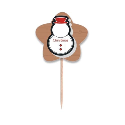 Drapeaux cure-dents cupcake picks étoile de mas lable