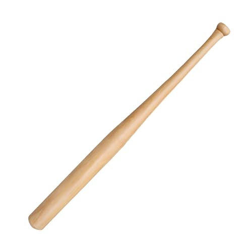 Wood Baseball Bat 29 Inch Solid Beech Wood Training Bats for Beginners Lightweight Softball Bat for Baseball Training