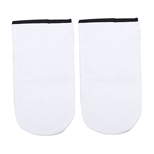 Ipetboom 1Pair Wax Hand Cover Insulated Cotton Moisturizing Gloves for Paraffin Treatment for Dry Skin for Home