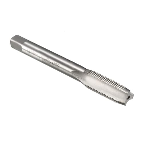 Image of TA-VIGOR M10 x 1mm Metric Machine Tap, High Speed Steel 3 Straight Flutes Screw Tapping Thread Tap, Threading Tapping Repair Tool