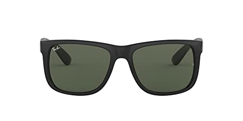 Ray-Ban Justin RB4165 - Gafas de sol Unisex, Negro (Green Classic 601/71), 55 mm