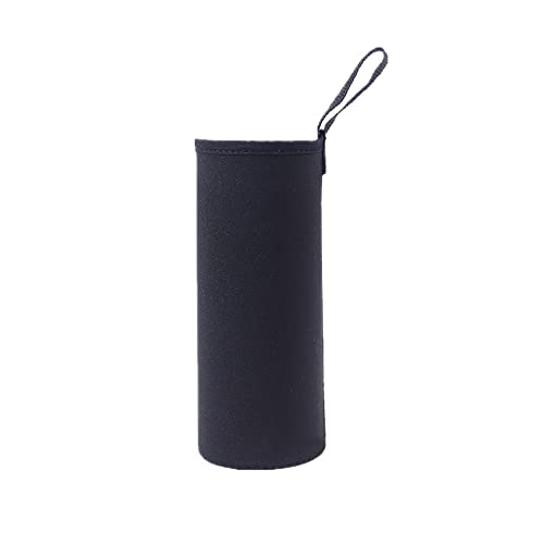 candygirlft Water Bottle Carrier Bag 25oz, Water Bottle Holder, Water Bottle Sleeve, Neoprene Portable Insulated Water Bottle Sling Holder Bag 750ml for Men Women Hiking,Black (25 oz-1pack)
