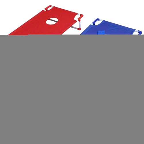 Dtaigou Cornhole Game Set | Corn Hole Games for Adults | Includes 6 Bean Bags, 22.8 x 20 Inch Board, Foldable Toy for Camping Travel Patio Garden Park Beach Picnic