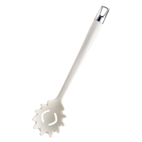 Cabilock Silicone Pasta Fork, Silicone Pasta Spoon, Pasta Spoon with Teeth, Pasta Spoon Spaghetti Server, Silicone Spaghetti Spoon Server Tool