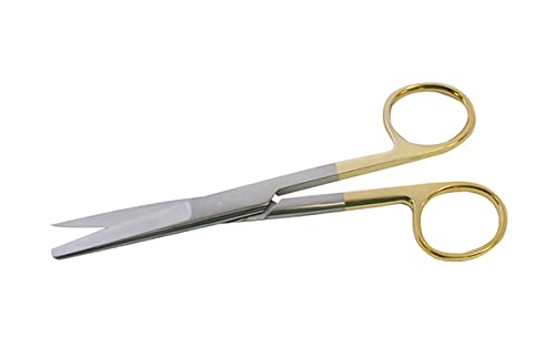 EMS Tungsten Carbide Dissection Scissors, 5½" (139.7mm) Straight Sharp/Blunt