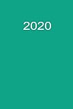 2020: Terminbuch 2020 A5 Türkisblau (German Edition)