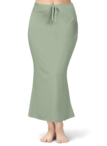 Image of TRENDMALLS Women's Polyester Spandex Saree Shapewear Petticoat for Women, Cotton Blended,Petticoat,Skirts for Women,Shape Wear Dress for Saree Shaper