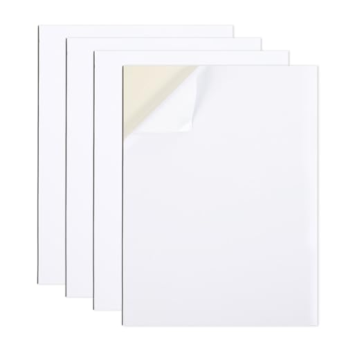 Self Stick Mounting Board 5 X 7 inch, for Cross Stitch, Photo Frame Backing （4 Pack）