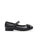 Clarks dziewczęce buty Scala Tap K Uniform, czarny, 28 EU