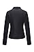 Bellivera Women Faux Leather Motorcycle Jacket Fall Winter Trendy Moto Biker Casual Spring Coat 7906 Black XXL