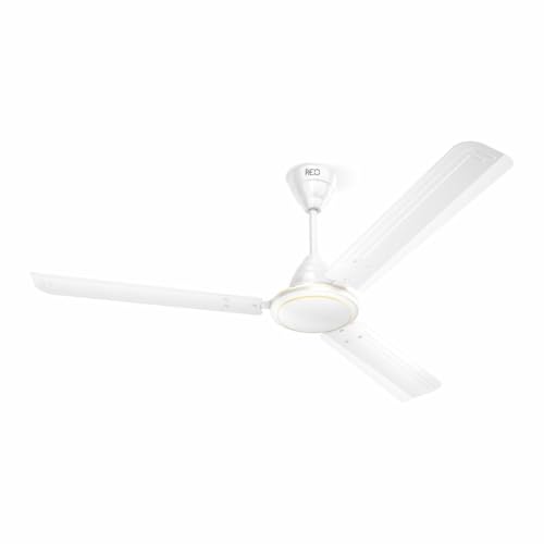 Havells 900mm Reo Tejas ES Ceiling Fan | High Speed, High Air Delivery | Strong & Powerful Copper motor, Air Delivery: 140 m³/min, RPM: 430, 2 Year Warranty | (Pack of 1, White)