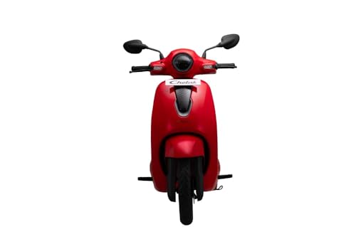 Image of Chetak C2501 by Bajaj Auto High Speed Electric Scooter with charger - Racing Red - Ex-Showroom