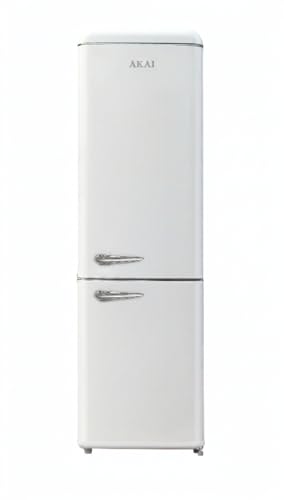 Akai Frigorifero Combinato Vintage Anni 50 CLASS301KCR 184,3x54,5 cm cl.