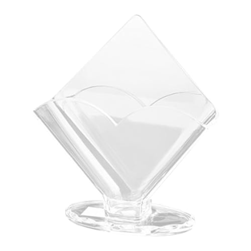 Shurzzesj Acrylic Napkin Holder | Clear Acrylic Stand Organizer for Beverage Tissue - Modern Countertop Organization for Home, Kitchen, Restaurant, Cafe