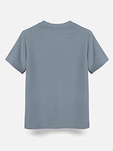 Image of HELLCAT Boys Round Neck Printed Blended Cotton Tshirt -Combo Pack of 2 - Orange /Blue