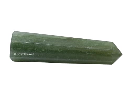 Image of Certified Light Green Aventurine Crystal Tower Obelisk Point for Chakra