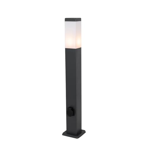 Qazqa malios - Lampada da esterno con spina Moderno - 1 luce - L 12.8 cm - Nero - Design - Illuminazione esterna