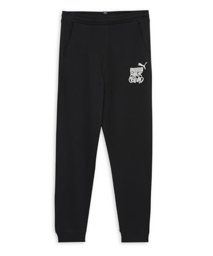 Puma - Pantalón de chándal para niño, Negro , 15-16 años