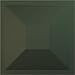 Ekena Millwork 11 7/8"W x 11 7/8"H Diane EnduraWall Decorative 3D Wall Panel, Satin Hunt Club Green (12-Pack for 11.76 Sq. Ft.