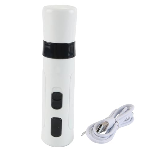 Enwye Szlifierka do pazurów dla psów, elektryczna maszynka do strzyżenia pazurów dla zwierząt, ładowana przez USB szlifierka do psów Quiet Bit Puppy Nails Clippers Pilnik do strzyżenia psów i kotów