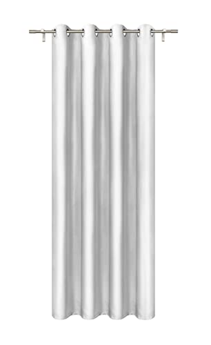 Easydeco for The Planet Rideau occultant en polyester recyclé 140 x 270 cm Blanc Cover
