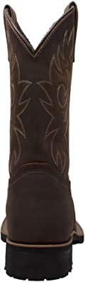 Ad Tec Men's Western Cowboy, Wide Calf Square Toe Safety Work Boot4