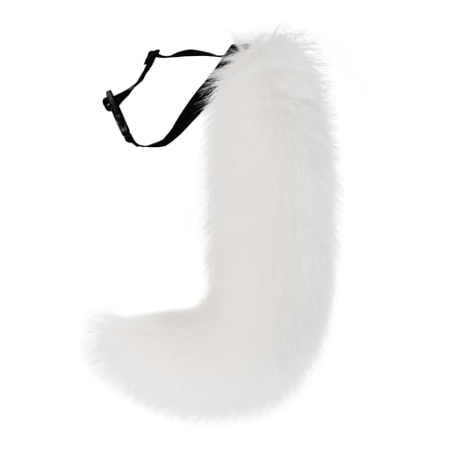 SMILETERNITY Faux Fur Furry Animal Cat Fox Tail for Halloween Party Cosplay Costume Accessories