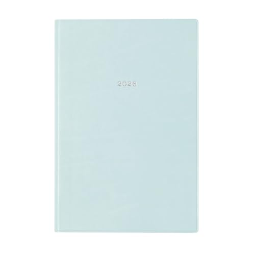 手帳 2026 スケジュール帳 2026年1月 1日1ページ B6変型 ニュアンスカラー オパールグリーン EDiT 26WDR-ETA02-GN