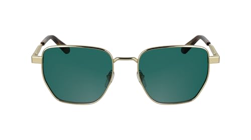 Calvin Klein CK25100S : Lunettes de soleil anti-éblouissement monture or légère